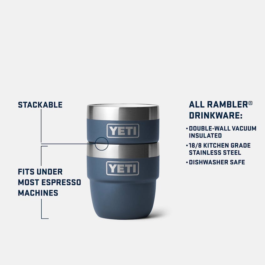 YETI 4 oz Stackable Espresso Cups (2 pack)