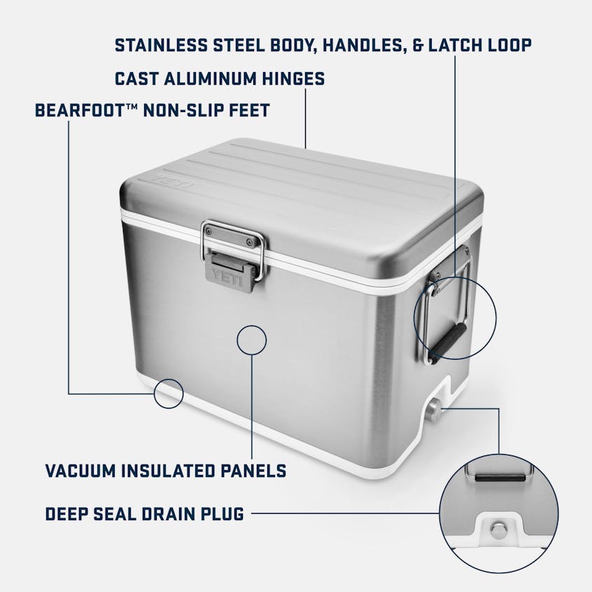 Stainless Steel Cooler: YETI V Series