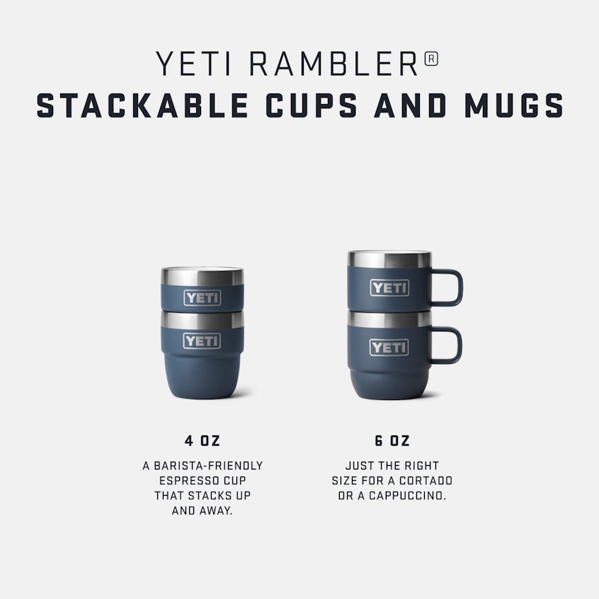 YETI 4 oz Stackable Espresso Cups (2 pack)