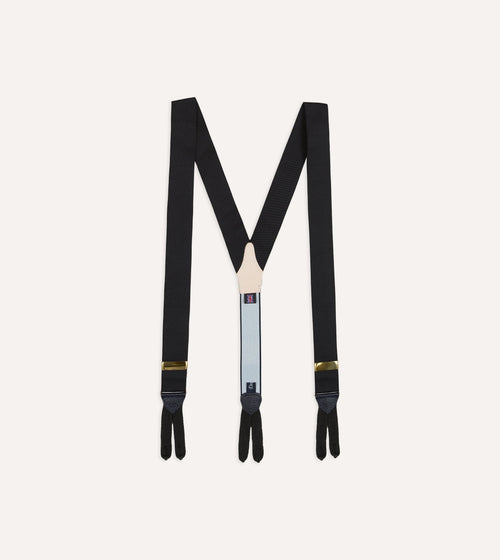 Black Silk Trouser Braces