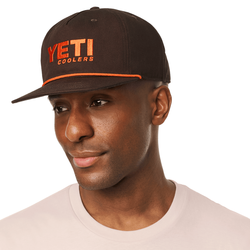 YETI Coolers Mid Pro Flat Brim Rope Hat