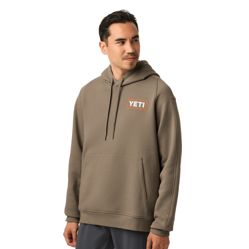 YETIÂ® Wetlands Logo Badge Fleece Hoodie
