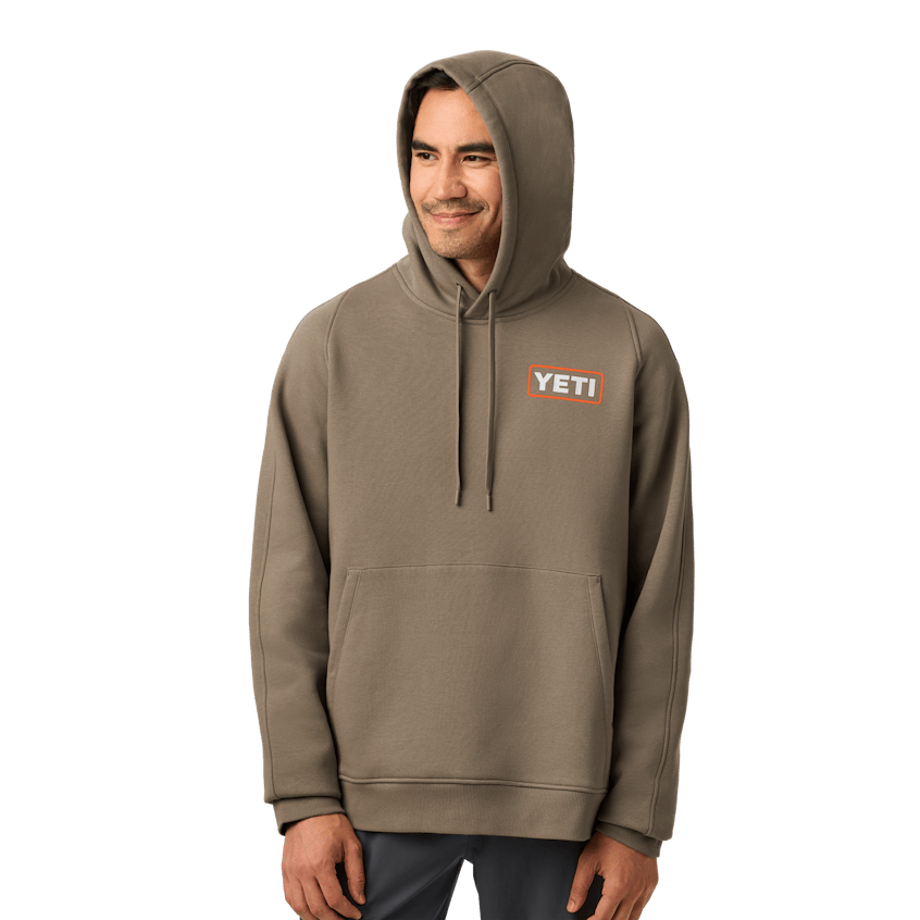 YETIÂ® Wetlands Logo Badge Fleece Hoodie