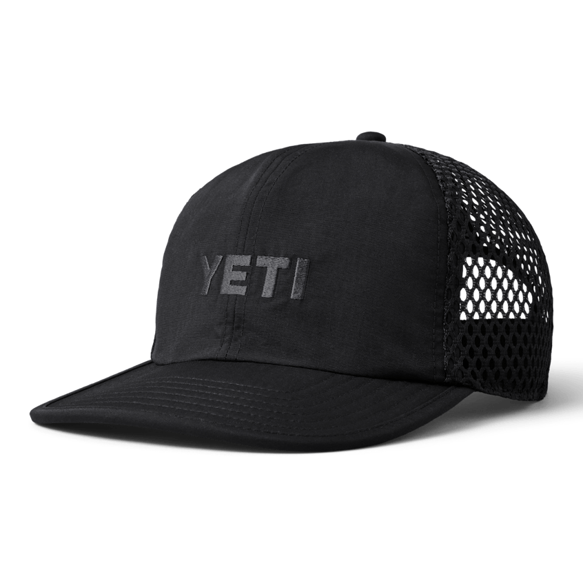 YETI Logo Performance Flat Brim Hat