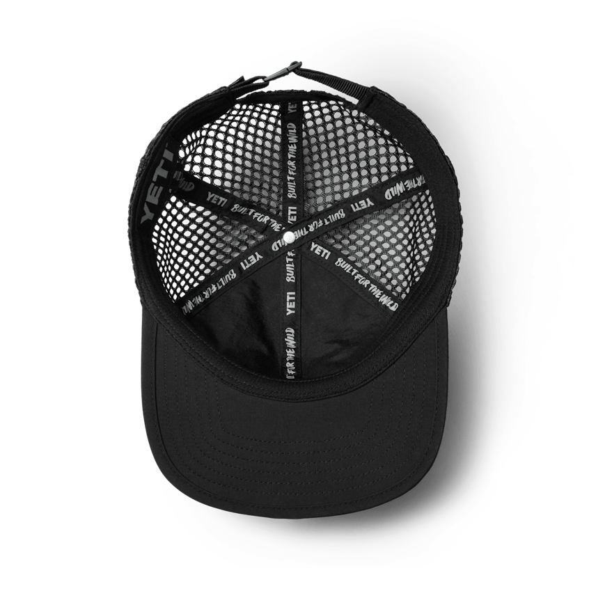 YETI Logo Performance Flat Brim Hat