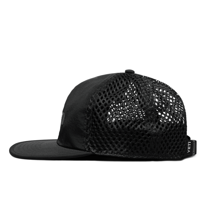 YETI Logo Performance Flat Brim Hat