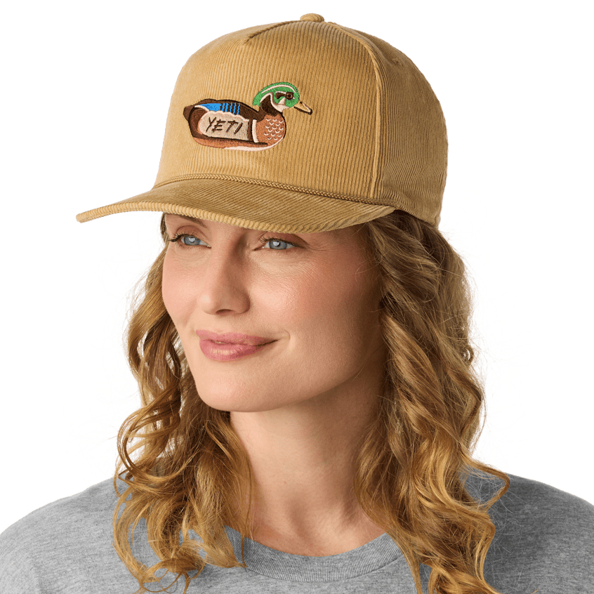 YETIÂ® Duck Corduroy Flat Brim Hat