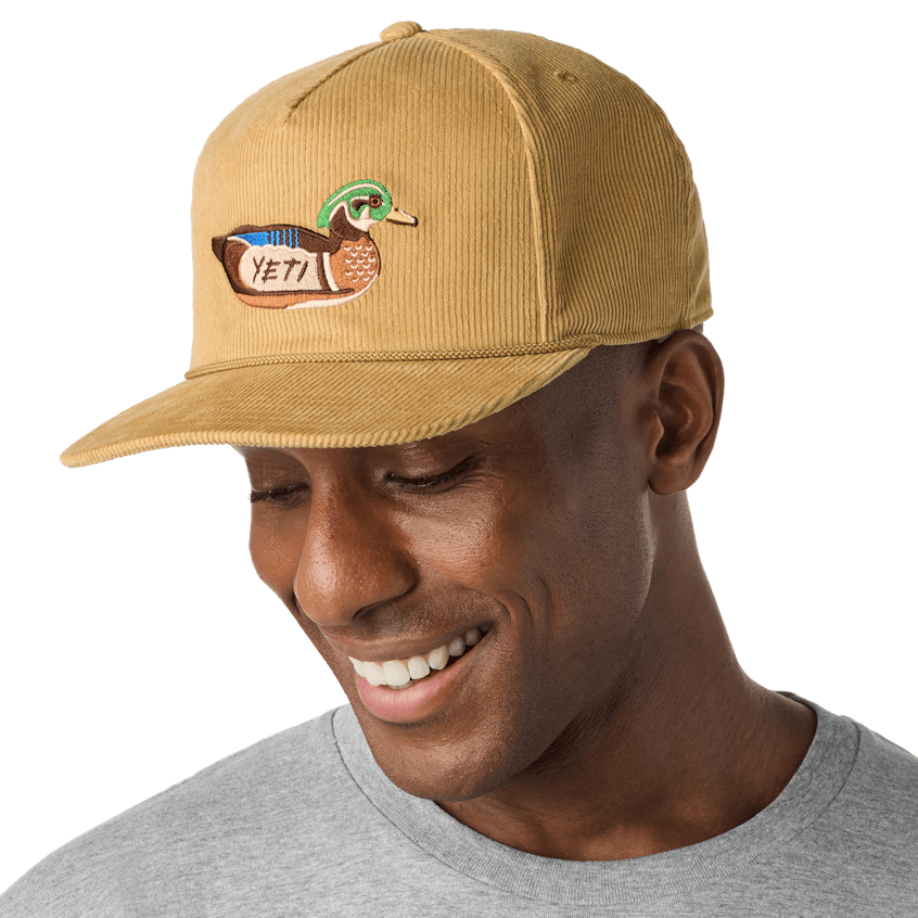 YETIÂ® Duck Corduroy Flat Brim Hat