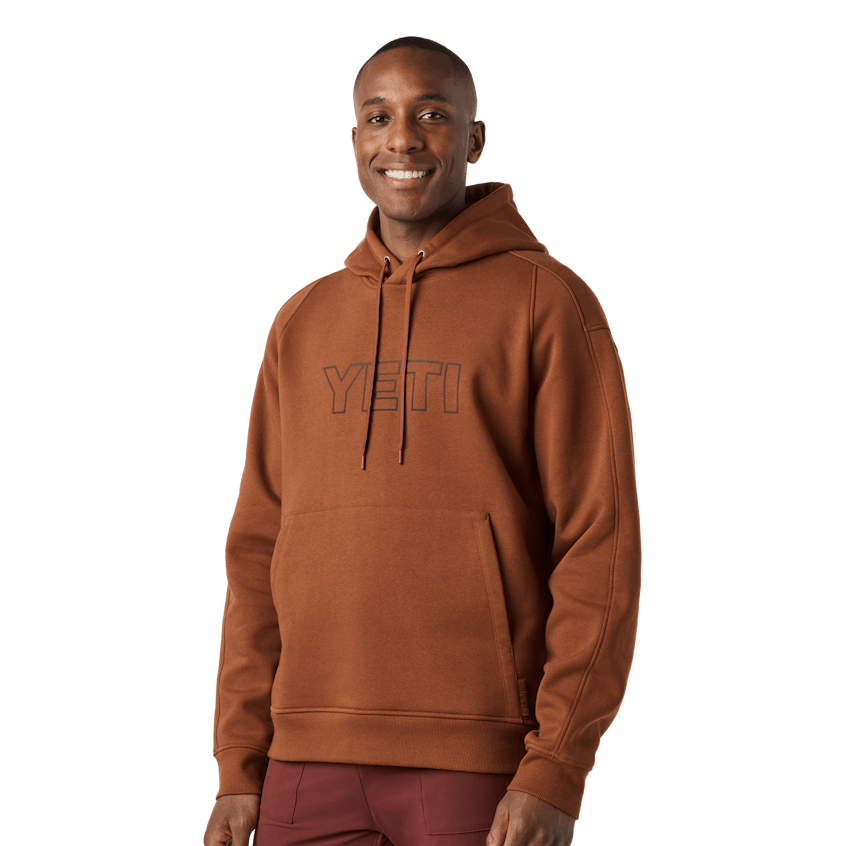 YETIÂ® Logo Built for the Wild Fleece Hoodie