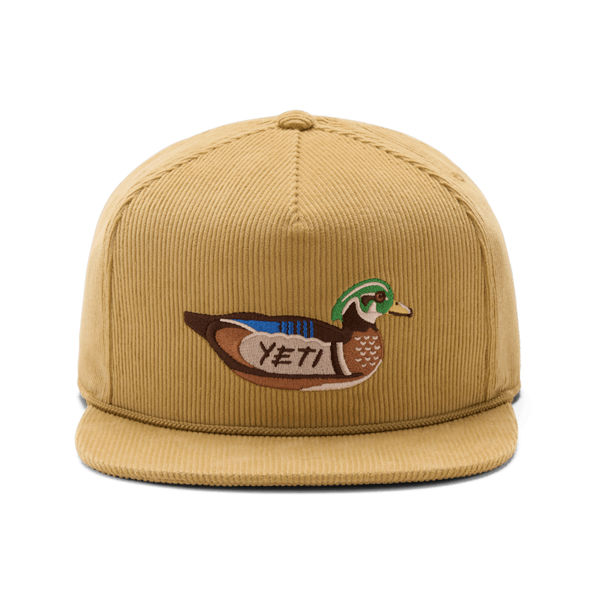 YETIÂ® Duck Corduroy Flat Brim Hat