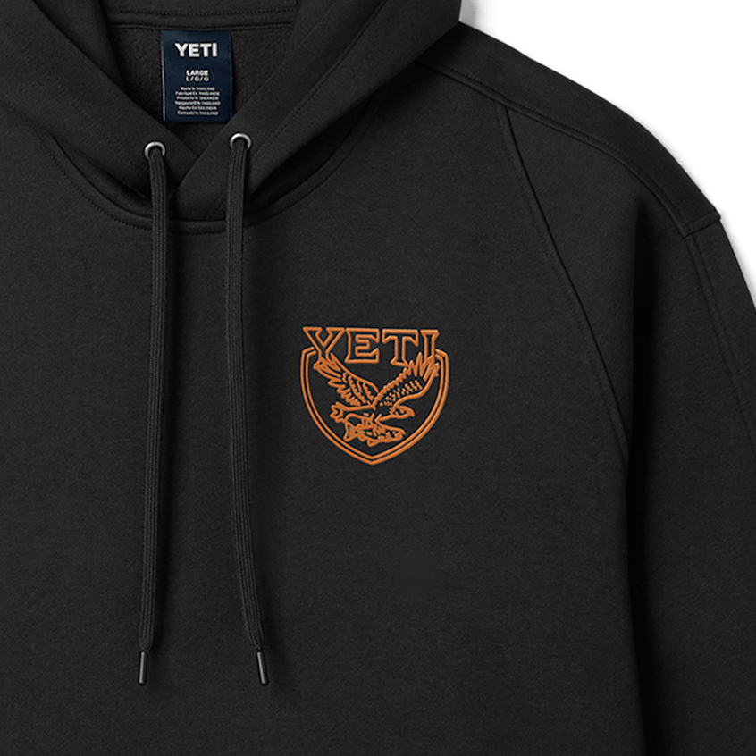 YETIÂ® Eagle Badge Fleece Hoodie