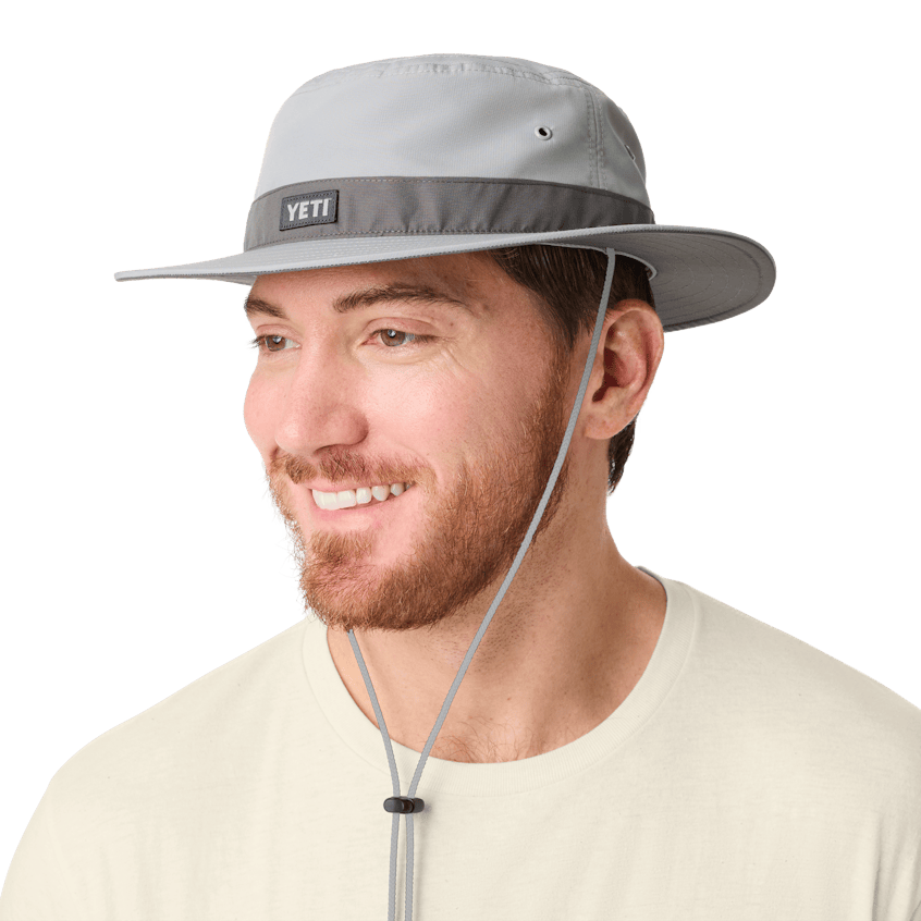 YETIÂ® Logo Solid Gray Boonie Hat